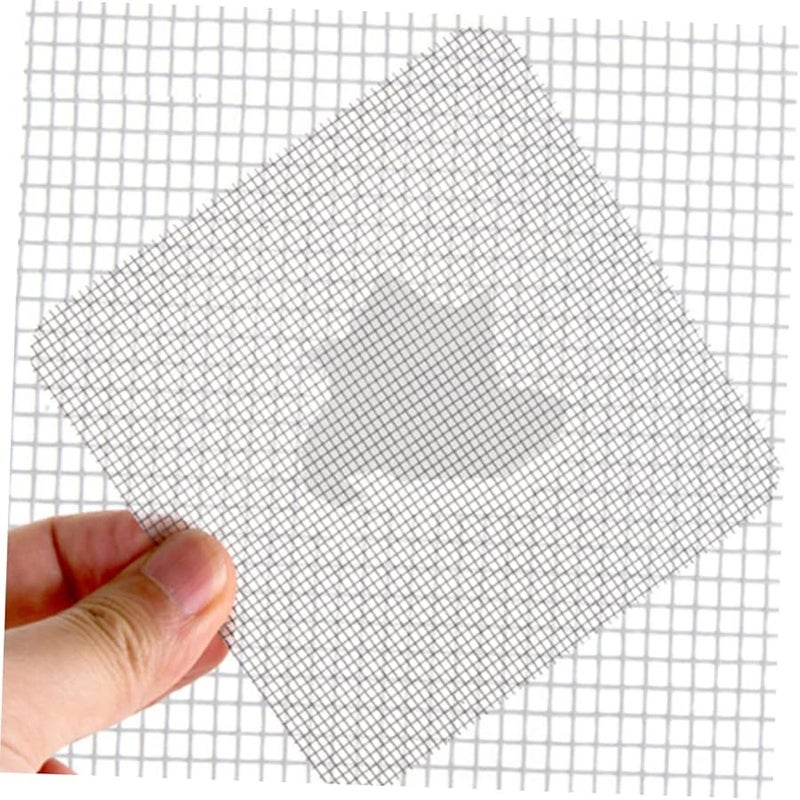 Angoily 3 Sets Self Adhesive Window Screen Repair Patch Dark Grey 10X10cm 21pcs - Image 5